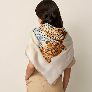 Acinonyx Jubatus wash scarf 140 | Hermès Canada